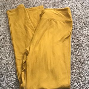 Lula roe mustard leggings